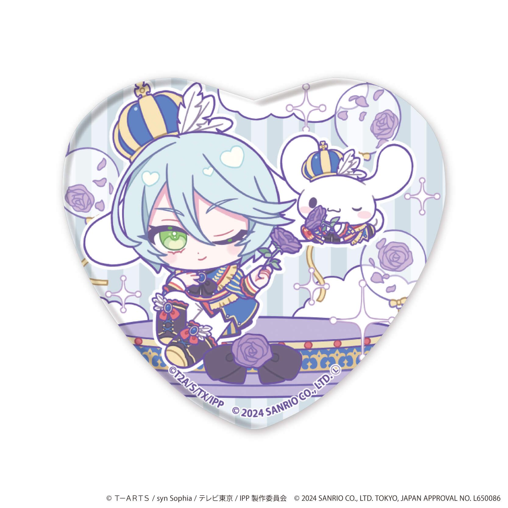 プリパラサンリオコラボ缶バッジセット