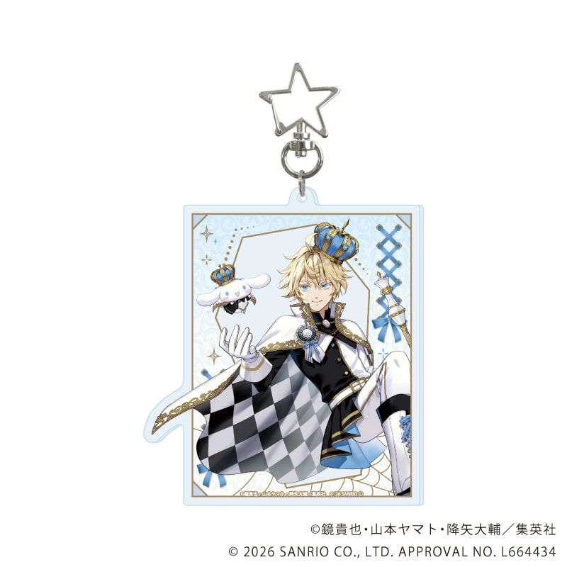 終わりのセラフ×サンリオキャラクターズ｜星型ナスカン付きデカ