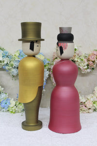 受注生産】Happy Wedding Kokeshi 陳野原幸紀工人 – 土湯温泉