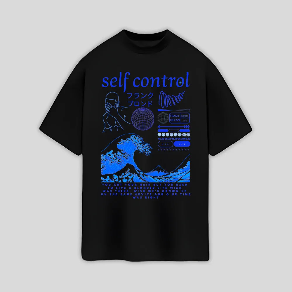 Camiseta Oversized Frank Ocean Self Control – Saoko