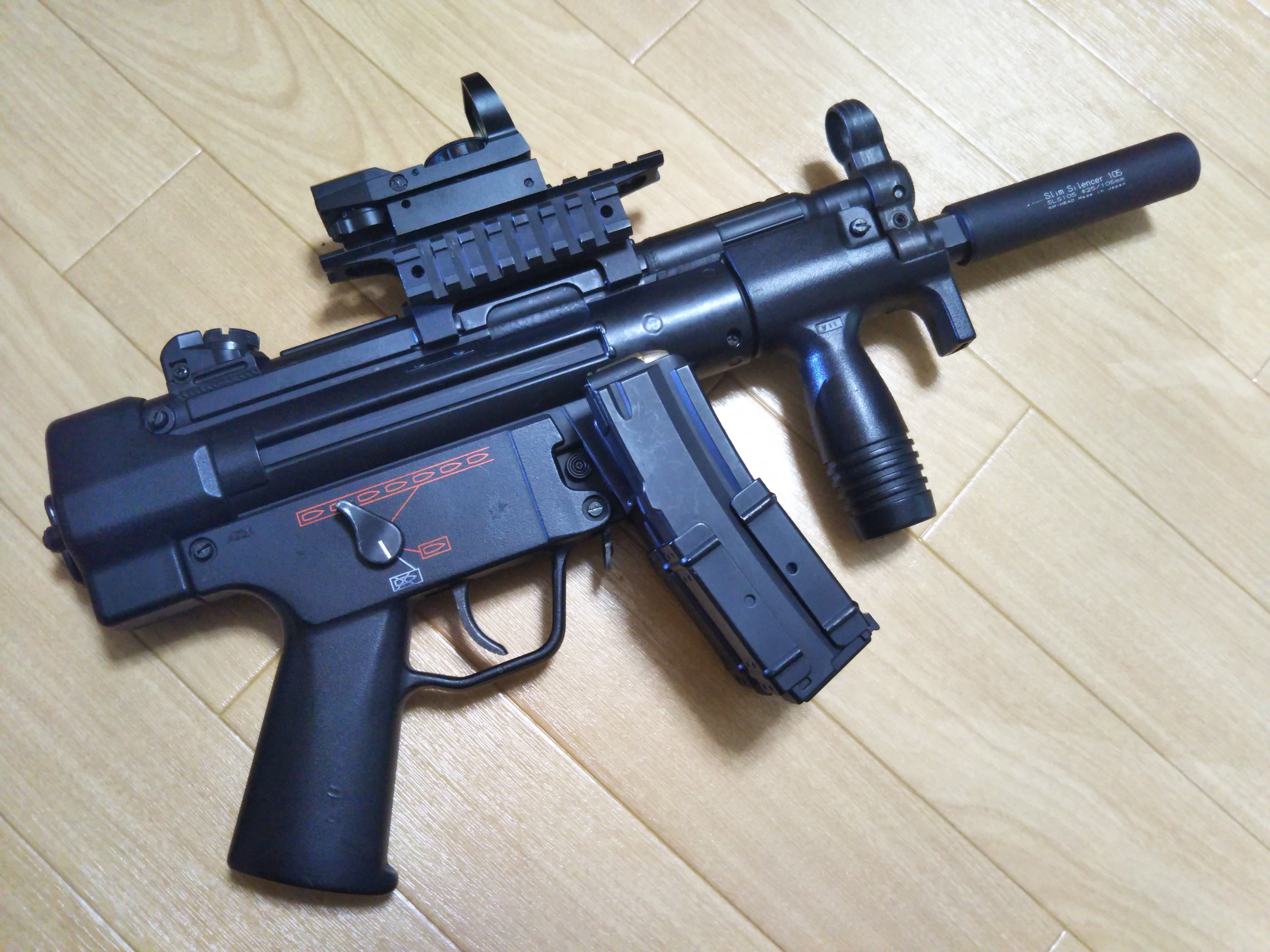 東京マルイ STD MP5 メタルペイント、フルメンテ済み ライトカスタム