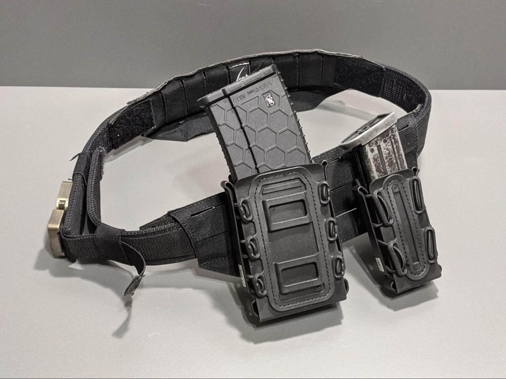サバゲ】ONE TIGRIS③点 ブラック レッグホルスター マガジンホルダー