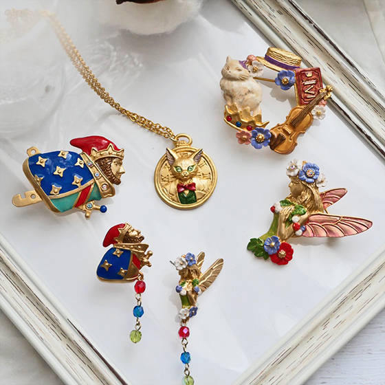 Donguri Closet 耳をすませばドワーフの鉱石 パルナートポックピアス