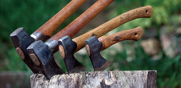 材割り採集用斧 片手斧 ⑤ ディンプルあり 材割り採集用斧片