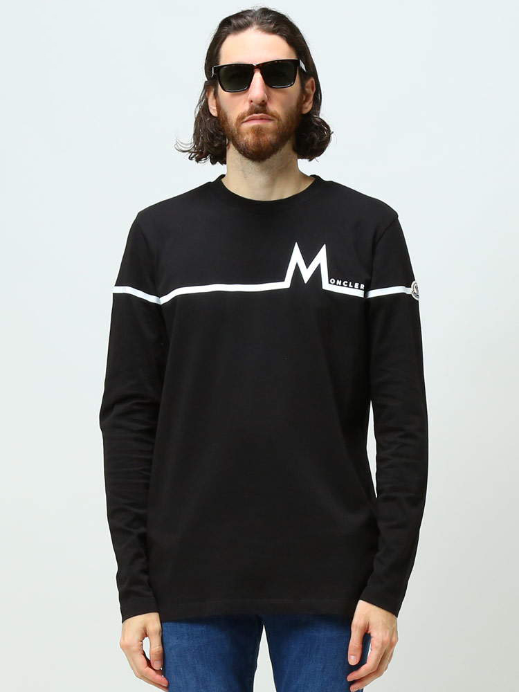 モンクレール メンズ Tシャツ 長袖 MONCLER ブランド トップス ロンT M