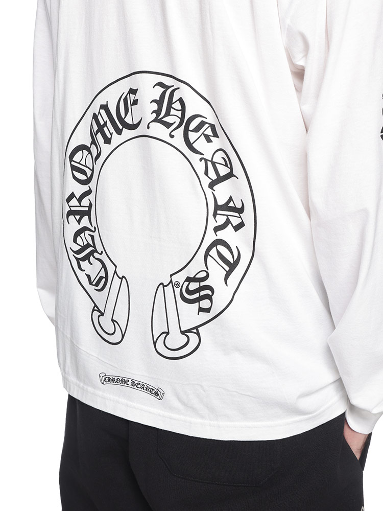 希少クロムハーツTシャツ七分袖 希少 Chrome hearts クロムハーツ USA製 七