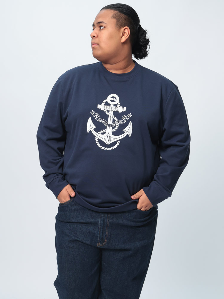 THE BONEZ ネイビー トレーナー M The Bonez/スウェット/M/--/BLK