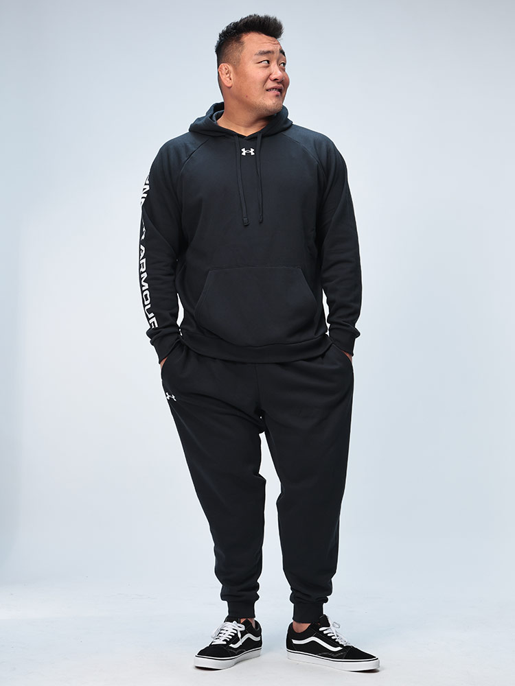 試着のみ】MAZZEL ジップアップパーカー/スウェットパンツ Lサイズ