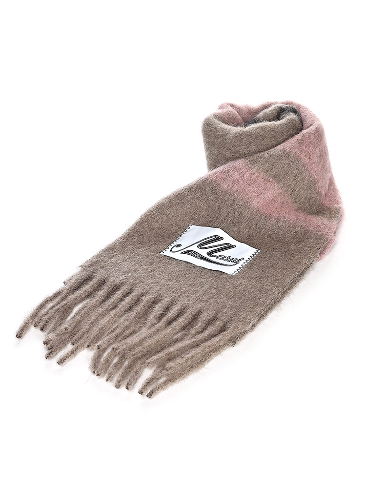 MARNI (マルニ) アルパカ モヘア ストライプ マフラー MALSCMC0122Y0