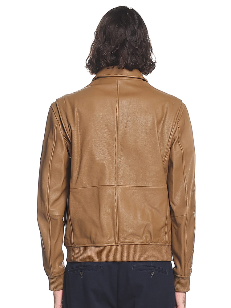 HUGO BOSS (ヒューゴボス) レザー ダブルジップ ジャケット HB50499073