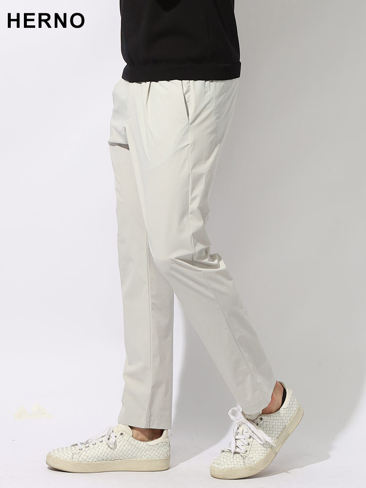 HERNO (ヘルノ) ウエストゴム ナイロン レギュラーフィット ストレッチ