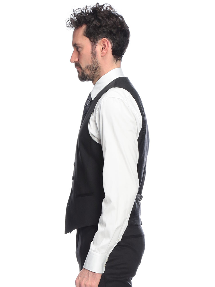 HUGO BOSS (ヒューゴボス) メンズ ベスト シングル ジレ フォーマル