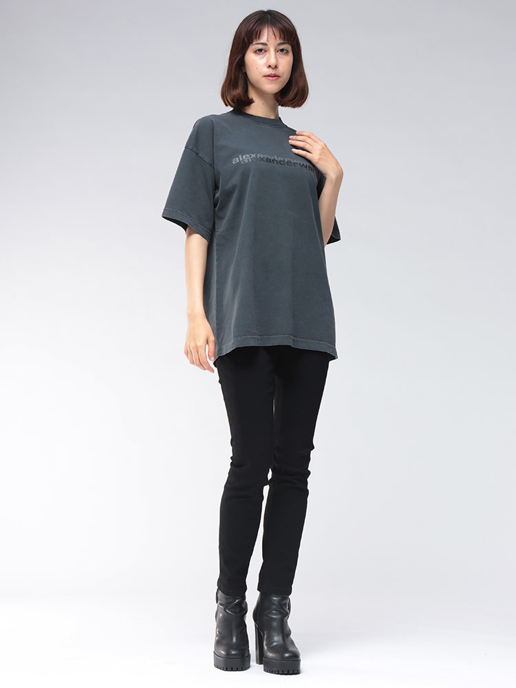 alexanderwang (アレキサンダーワン) フロントロゴプリント 半袖T
