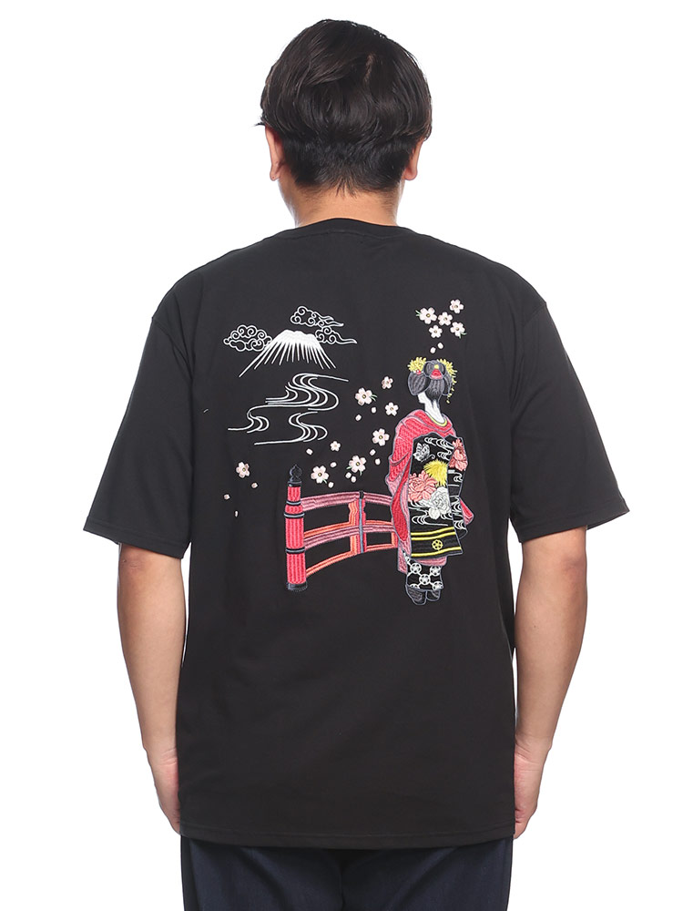 新品未使用 タグ付き ペコちゃん Tシャツ 和柄 さくら LLサイズ 楽天