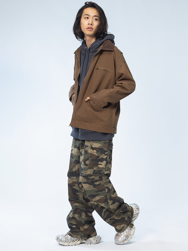 WOODENDOLL (ウッディンドール) ダック地 ジッパーポケット ワーク