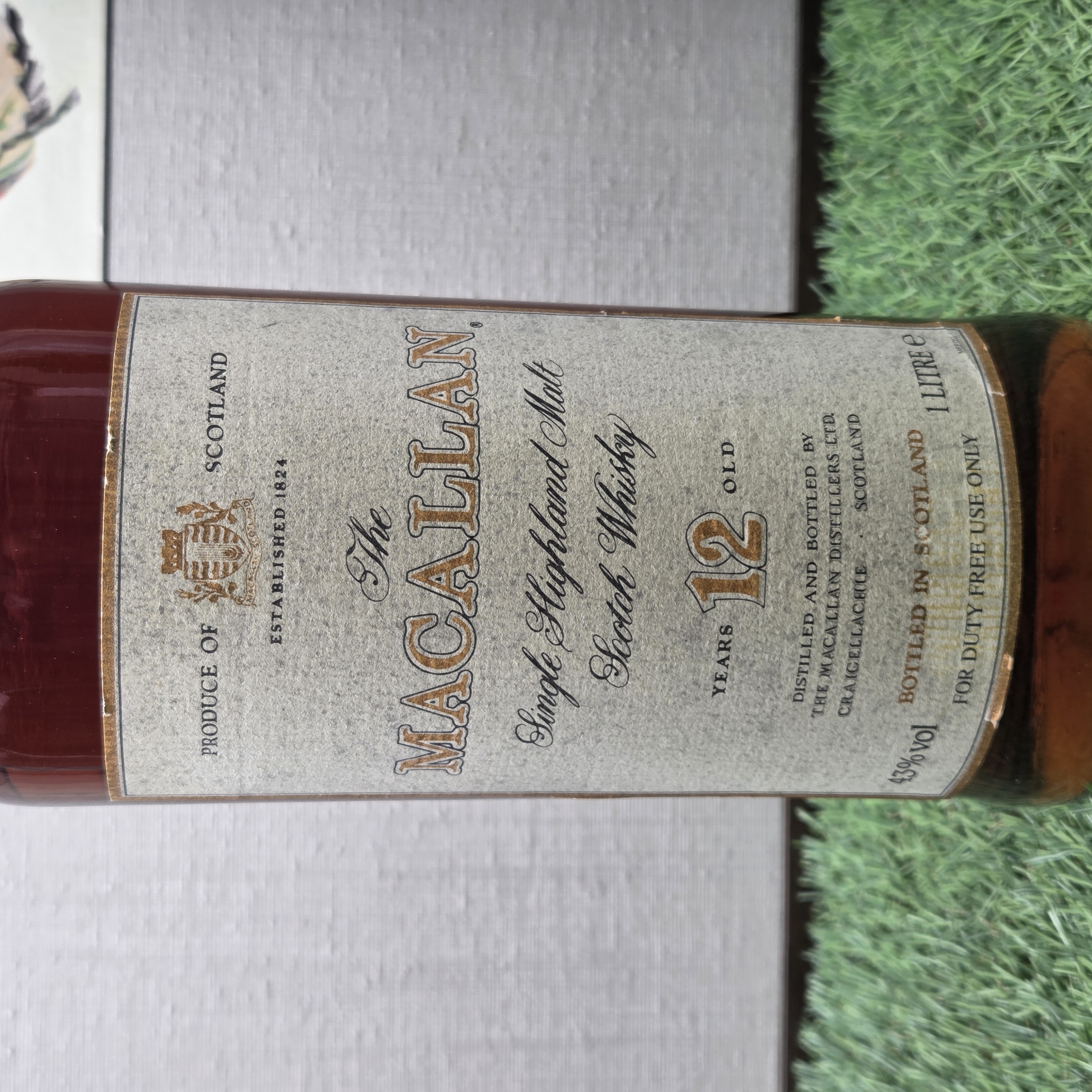マッカラン 12年 750ml 旧ラベル ヴィンテージウイスキー ウィスキー