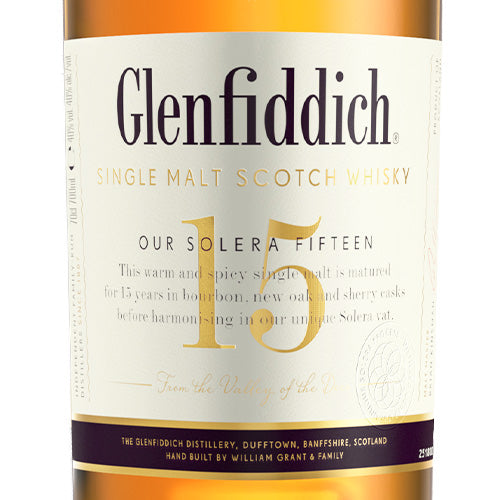 グレンフィディック 15年 ソレラリザーブ 40% 700ml 箱付 シングル