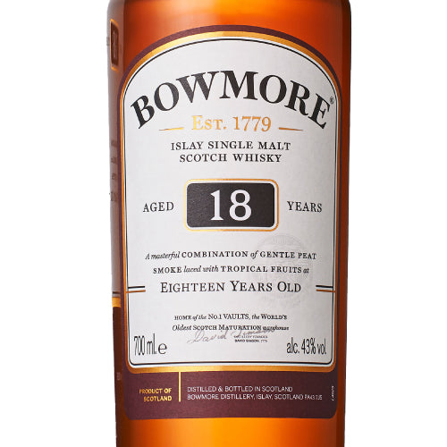 ボウモア 18年 43% 700ml 箱付 シングルモルト スコッチ ウイスキー