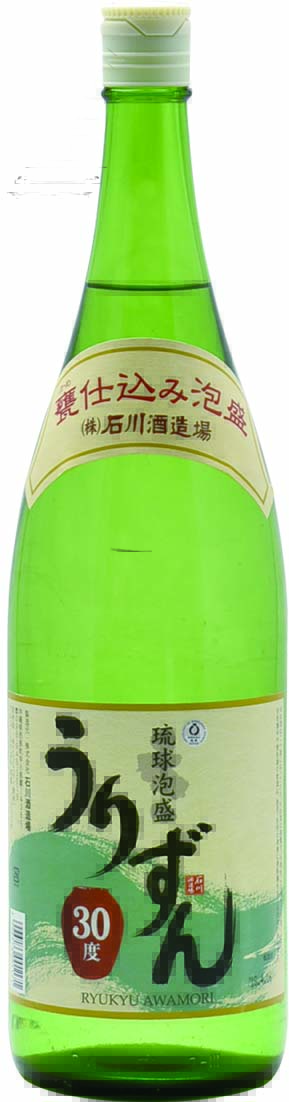 うりずん 琉球泡盛 30度 1800ml 石川酒造場 - 酒の早坂商店