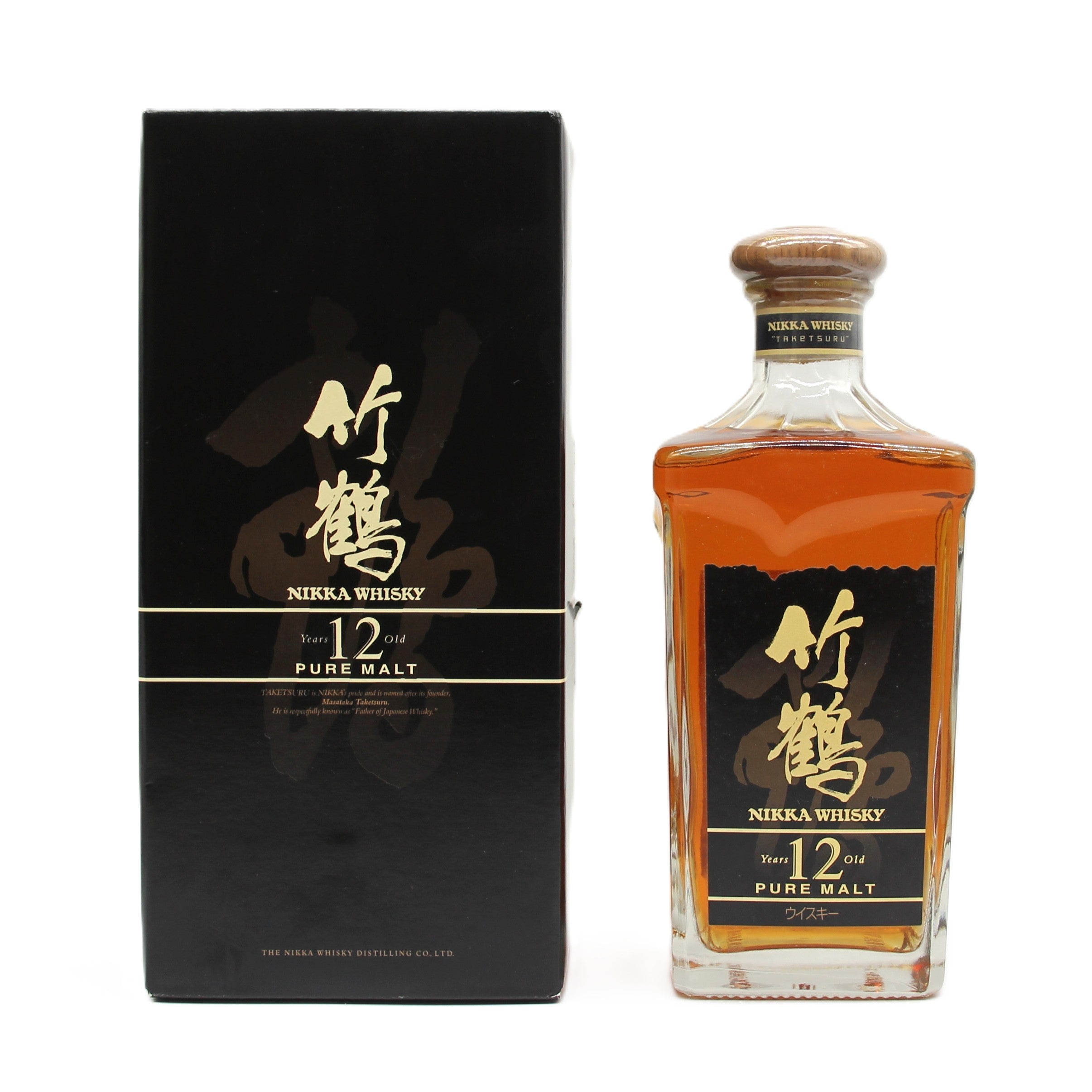 ニッカ ピュアモルト ウイスキー 竹鶴12年 角瓶 40% 660ml ギフト