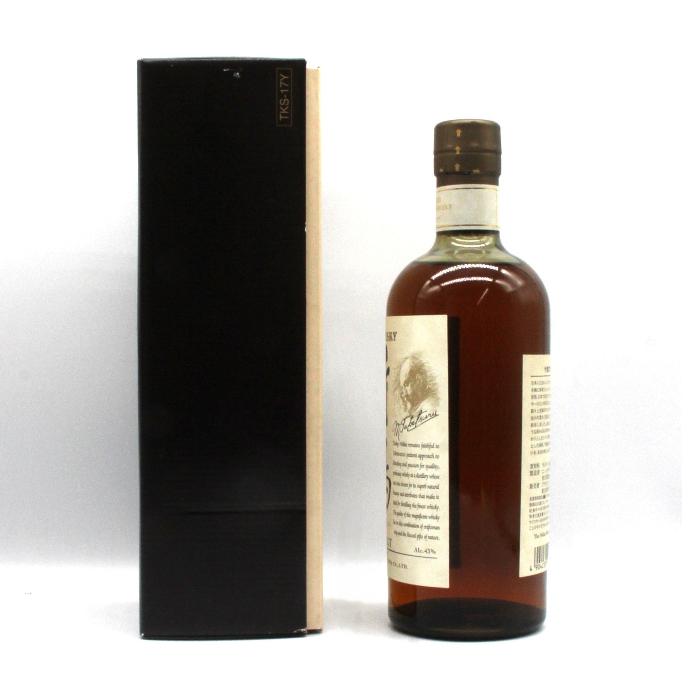 ニッカ ウイスキー 竹鶴 17年 ピュアモルト スリムボトル 旧ラベル 43