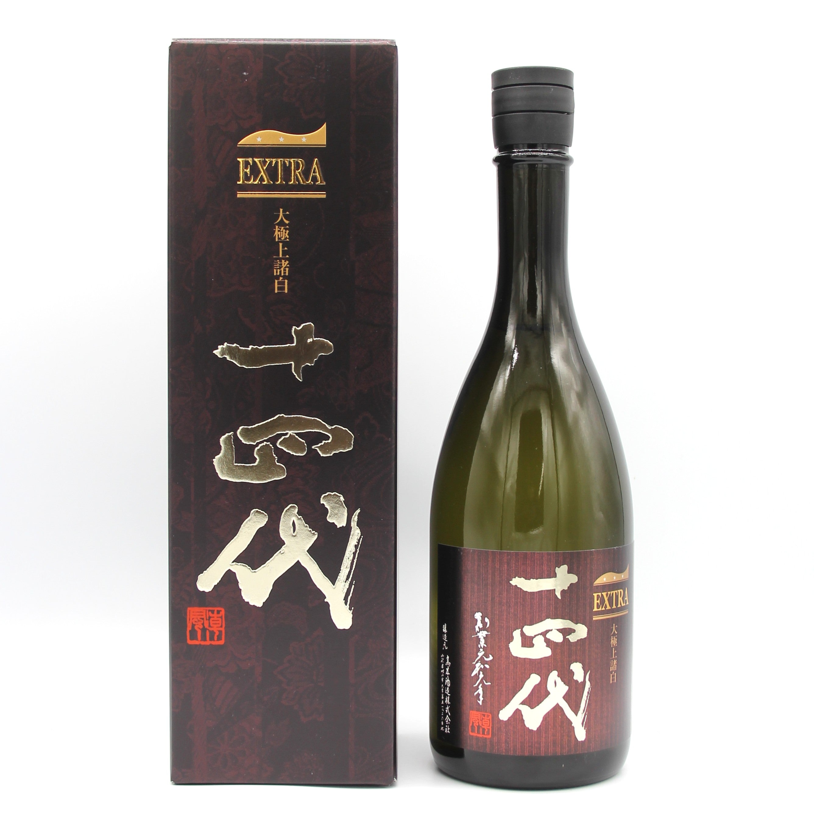 空き瓶］十四代 純米大吟醸 極上諸白 720ml 未洗浄 箱付き 2024
