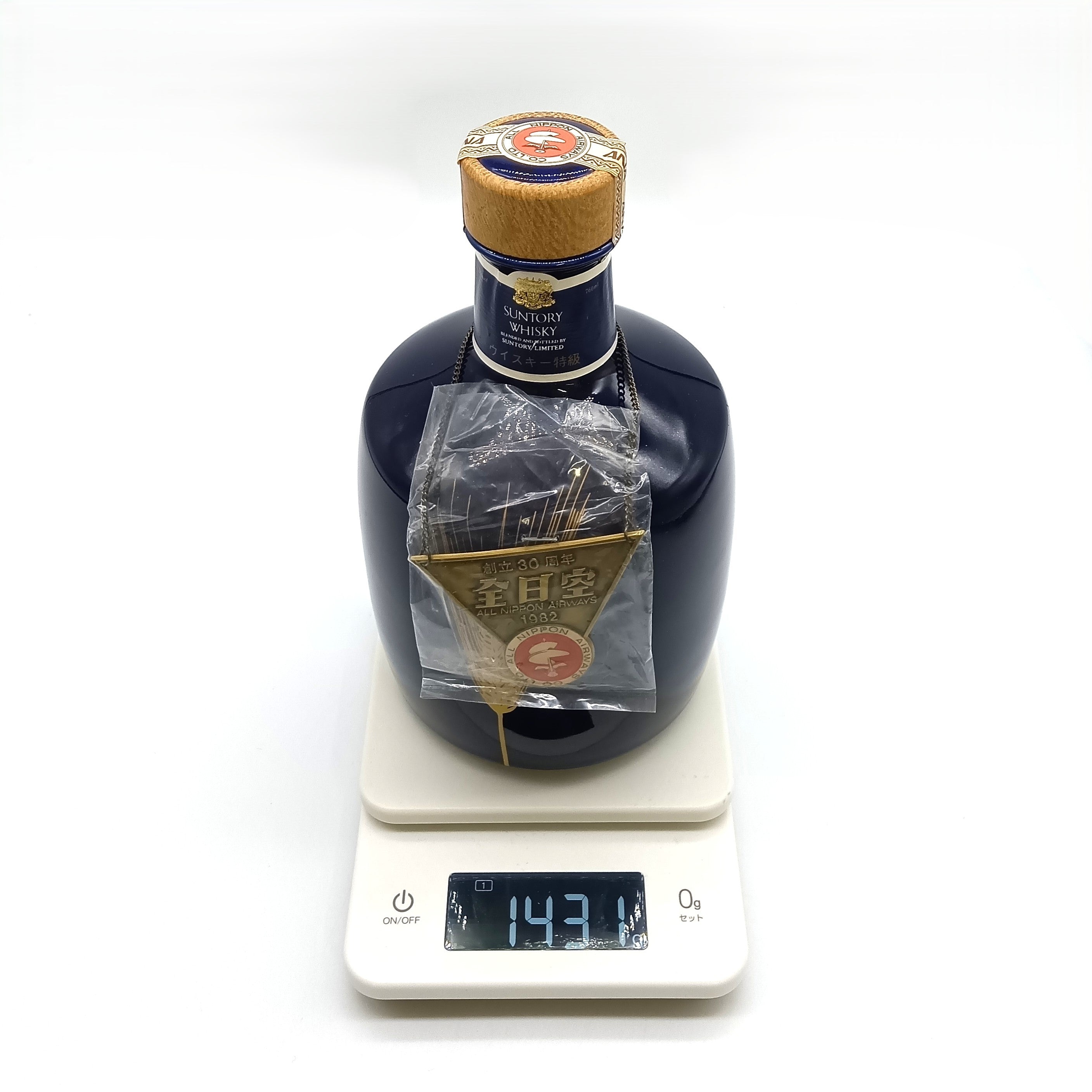 サントリー ウイスキー 全日空30周年1982記念 陶器ボトル 43% 760ml 箱