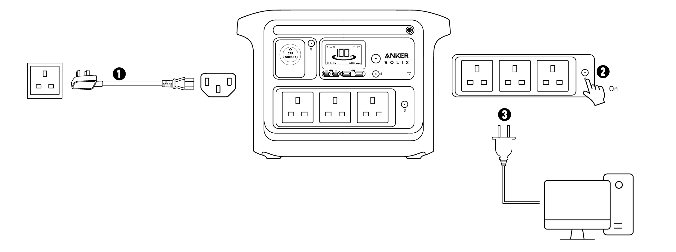 Anker SOLIX C800 PLUS Portable Power Station USER GUIDE (A1754)