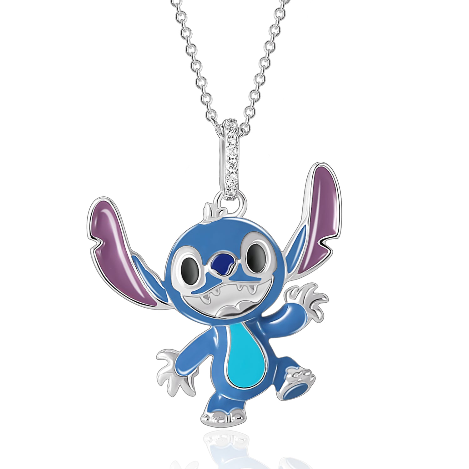 Minnie Mouse Birthstone Earrings 10K Gold Stud | Sally Rose