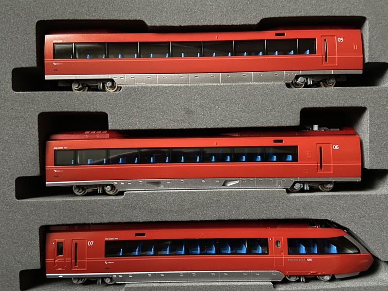 TOMIX98744 小田急ロマンスカー70000形GSE(第2編成)セット～入線しま