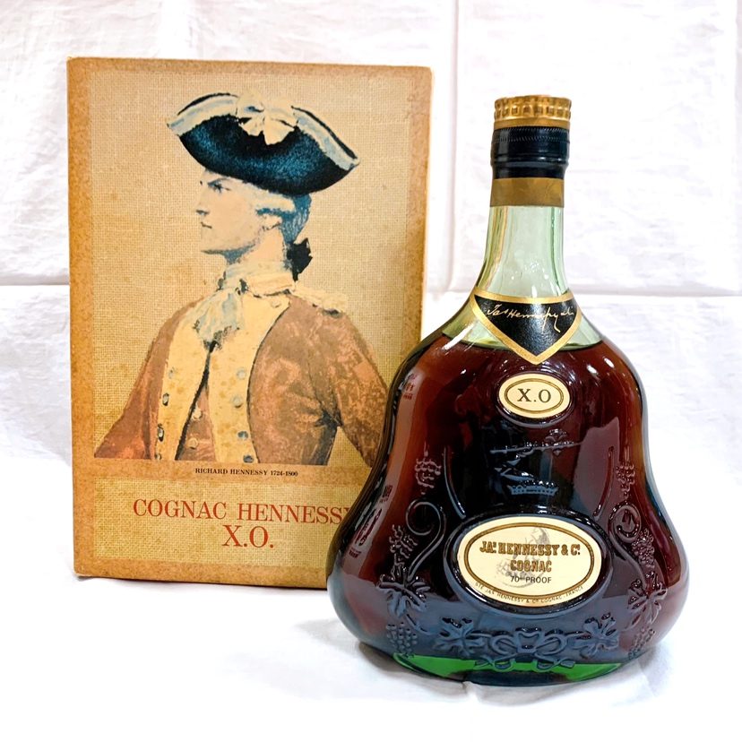 ヘネシー ☆Hennessy（ヘネシー）XO 金キャップ グリーンボトル 40