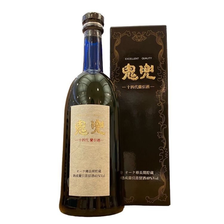 十四代 鬼兜□最高級長期熟成蘭引酒□本格米焼酎□720mlブルーボトル