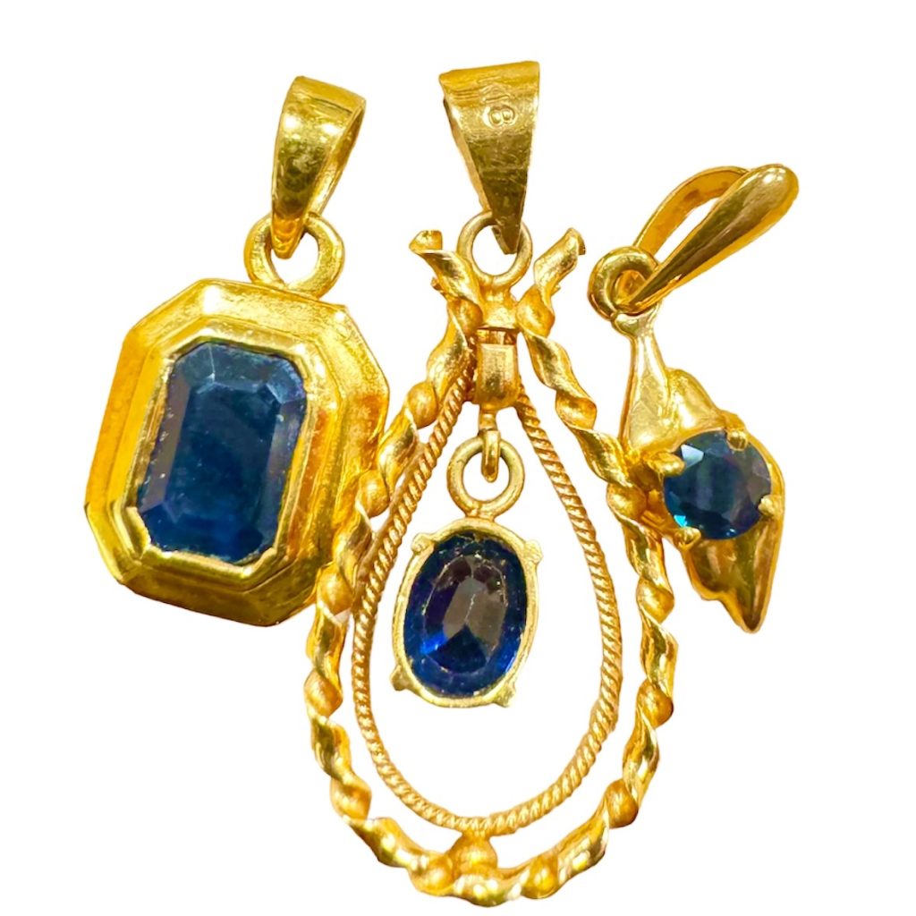 K18 18金 サファイア ペンダントトップ おまとめの買取実績 | 買取専門