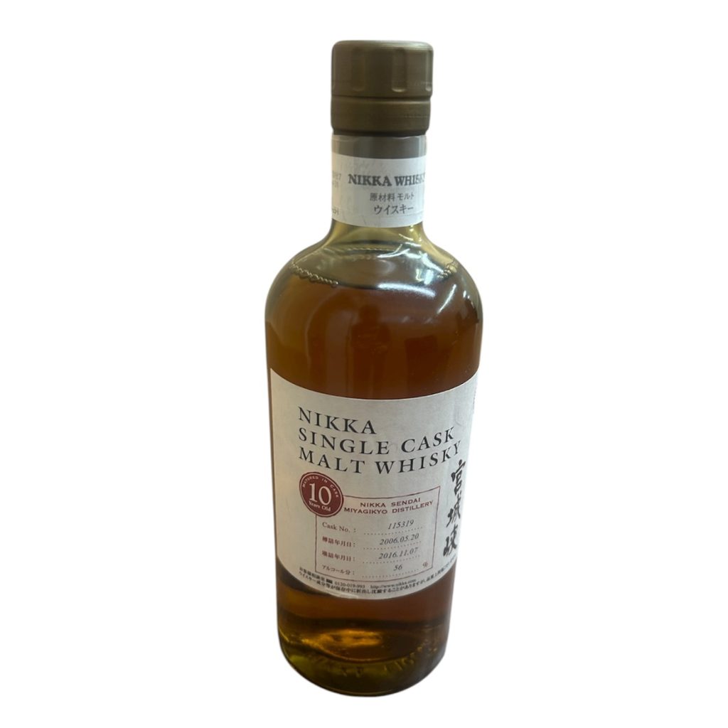 ニッカ シングルカスク 10年 宮城峡の買取実績 | 買取専門店さすがや