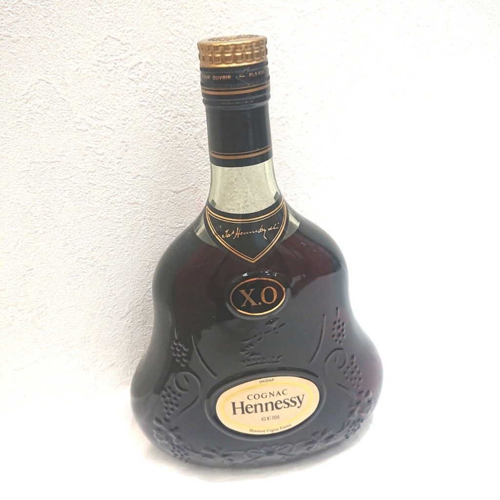 ヘネシー XO 金キャップ グリーンボトル 洋酒 コニャックの買取実績