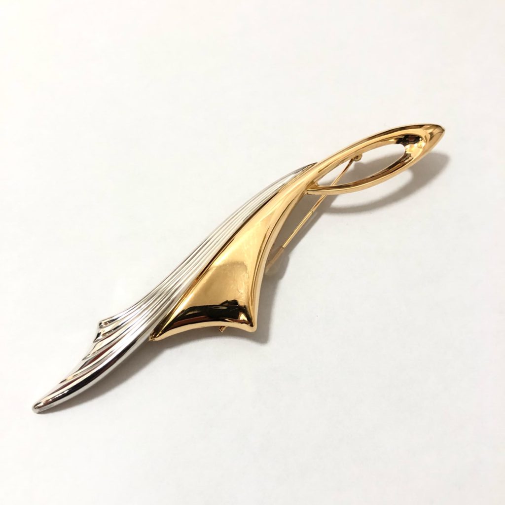 K18 Pt900 コンビブローチの買取実績 | 買取専門店さすがや