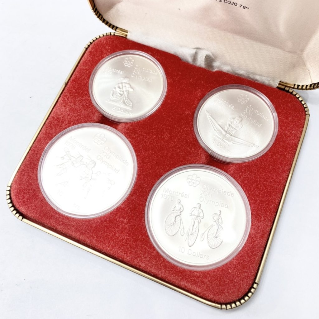 記念銀貨】1976年 モントリオール五輪 オリンピック 3枚セット あ*3様