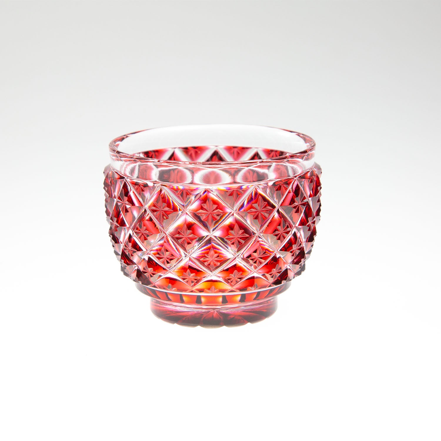 薩摩ガラス 工芸作 「薩摩の雫」 共箱 213g 東キ7-1130☆2F タニチ