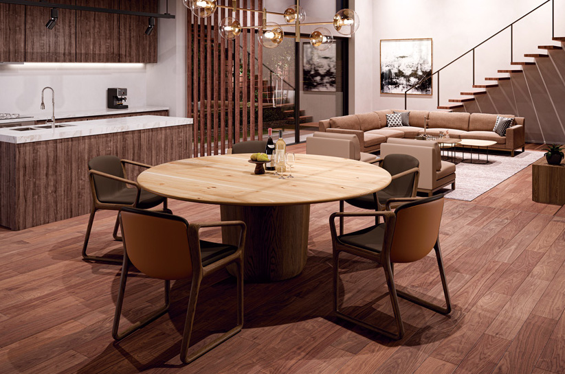 ラウンド（円形）のダイニングテーブルの使い勝手は？魅力と注意点を