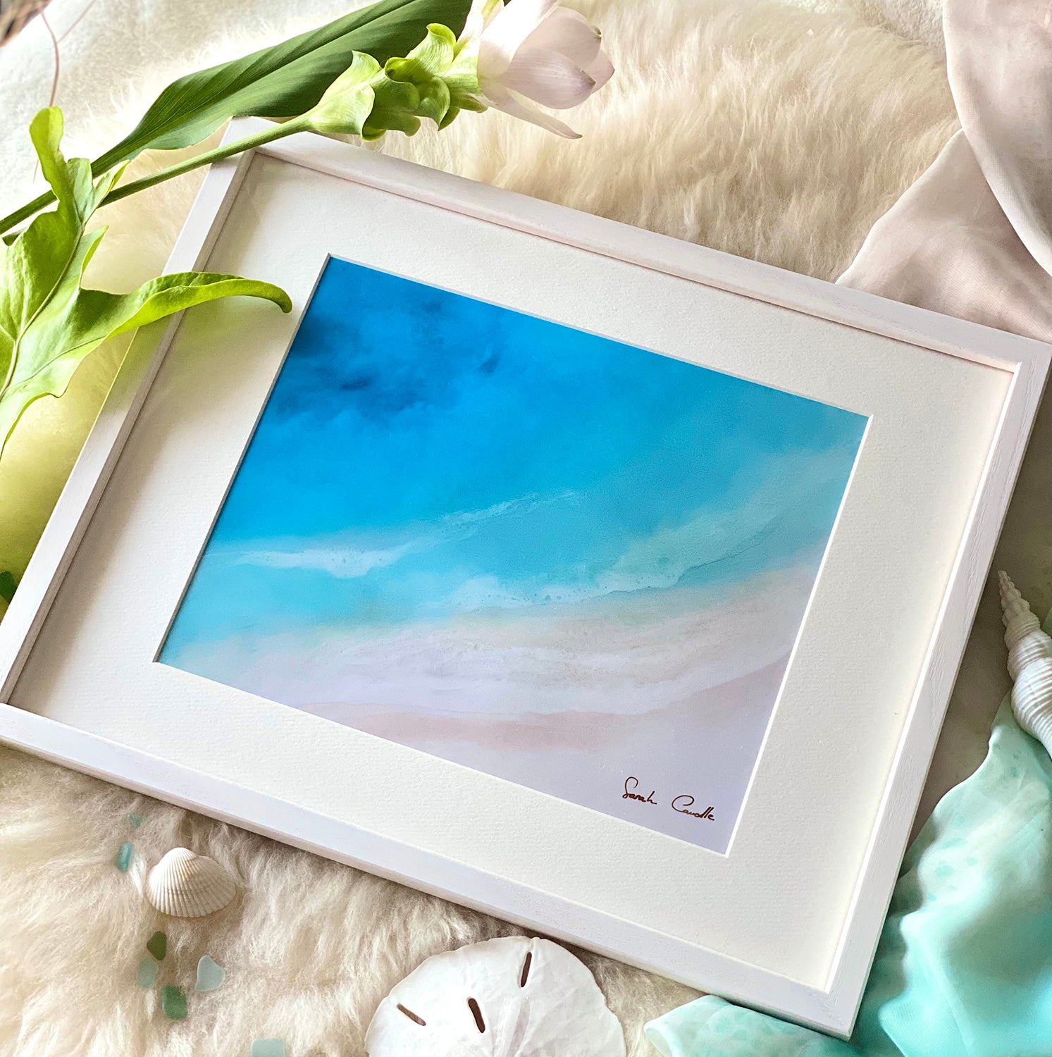 Sarah Caudle / サラカードル】”Maluhia”Matted Print – Sarah Caudle