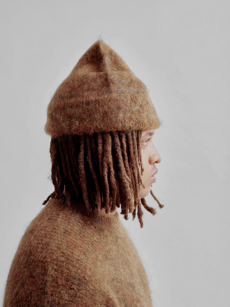 Brushed Mohair Beanie in Spices – SAYAKA DAVIS NEW YORK