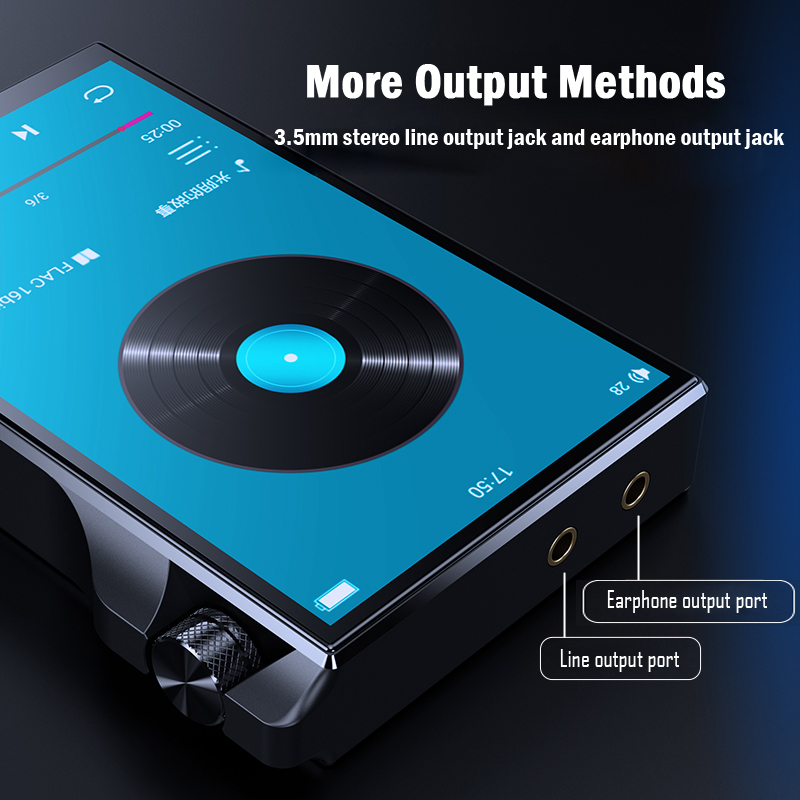 Q3 ロスレス MP3プレイヤー デジタルオーディオプレーヤー ブラック Q3