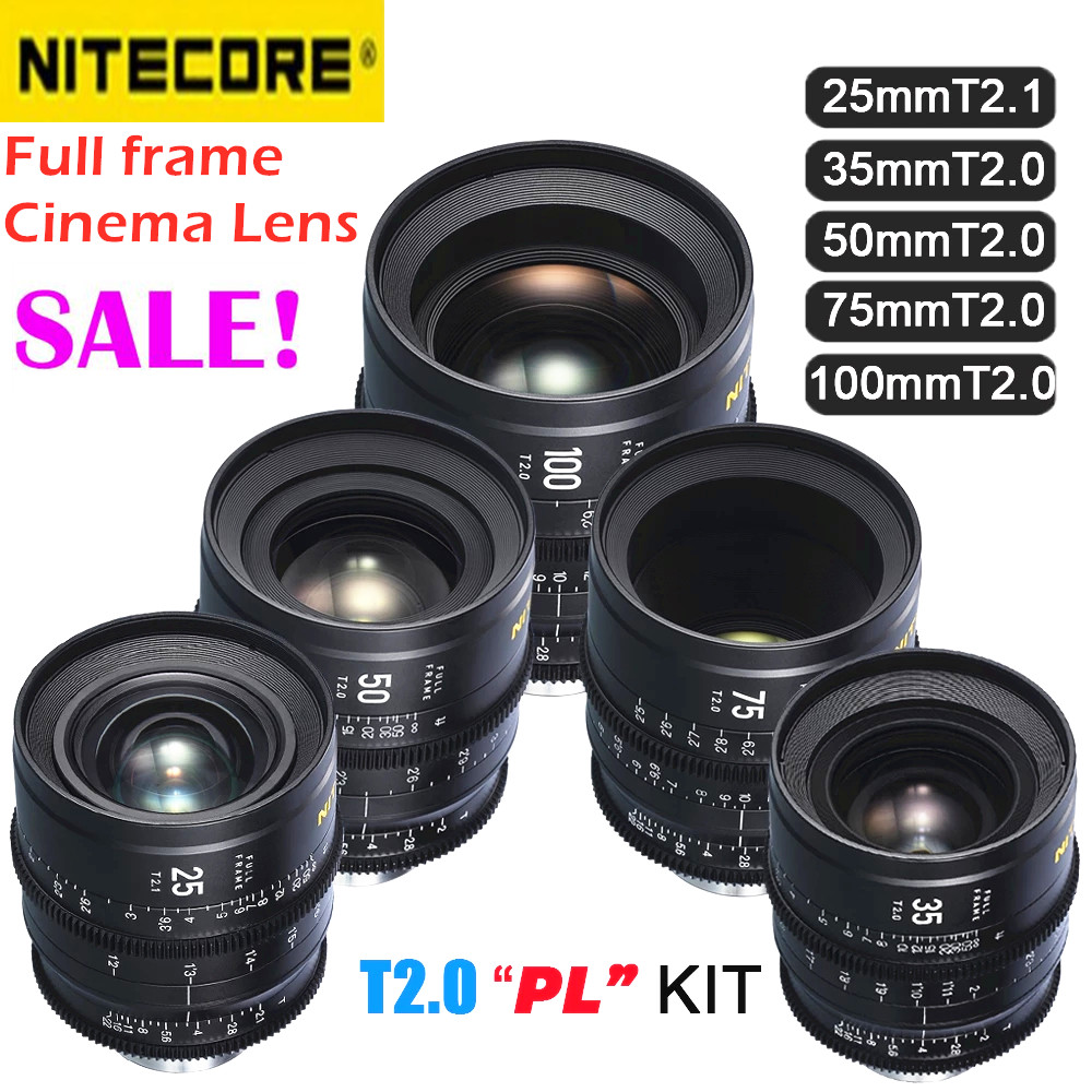 Nitecore 25mm T2.1 EF-mount | PL シネマレンズ NITECORE Cinema Lens