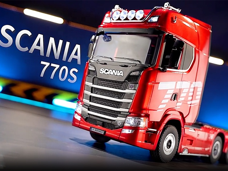 1/18 SCANIA 770 ラジコントラック トレーラー付き Huina Scania 770S