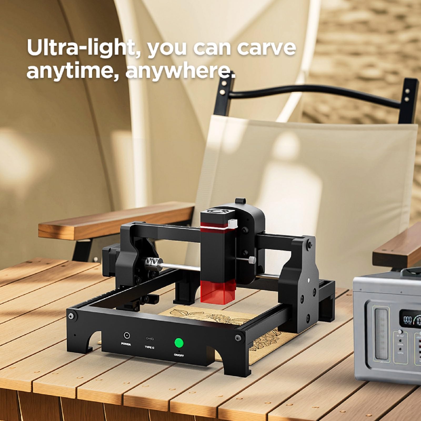 ACMER S1ワンフレームレーザー彫刻機設置なし2.5WミニDIY彫刻ツール超