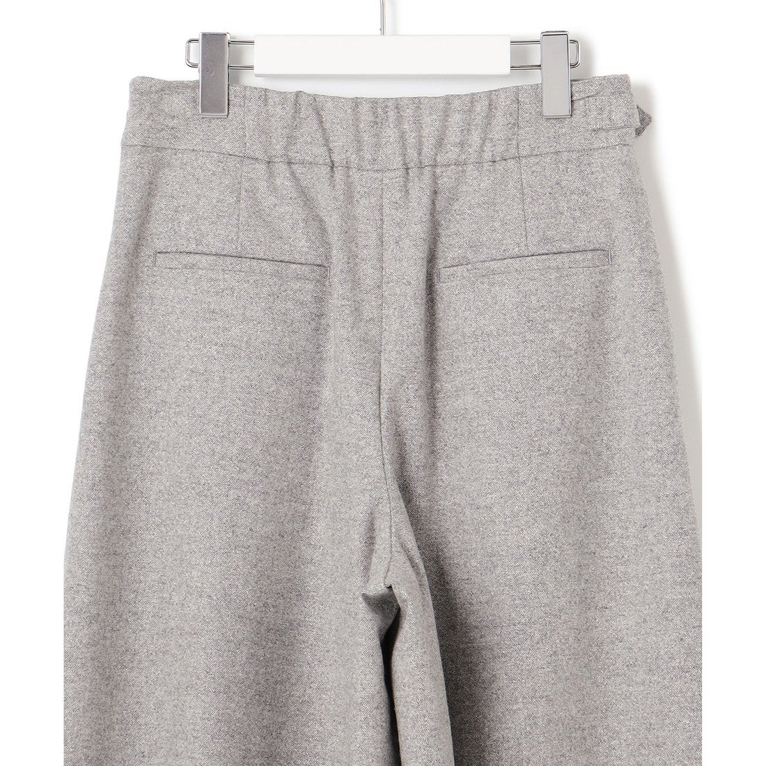 23区 シルクネップツイード ガウチョパンツ （ライトグレー系