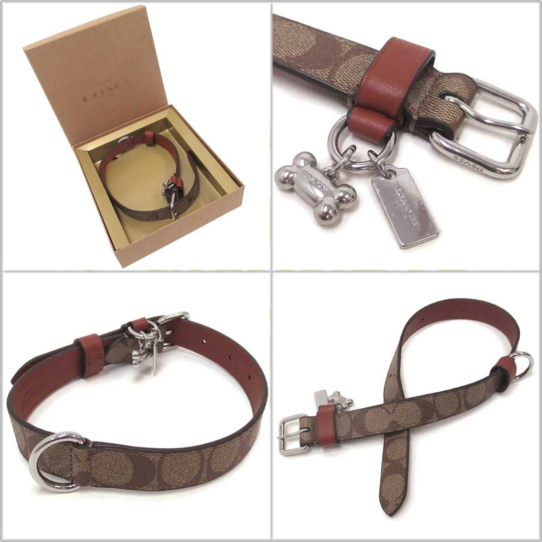 コーチ COACH コーチ 犬の首輪 COACH アウトレット シグネチャー