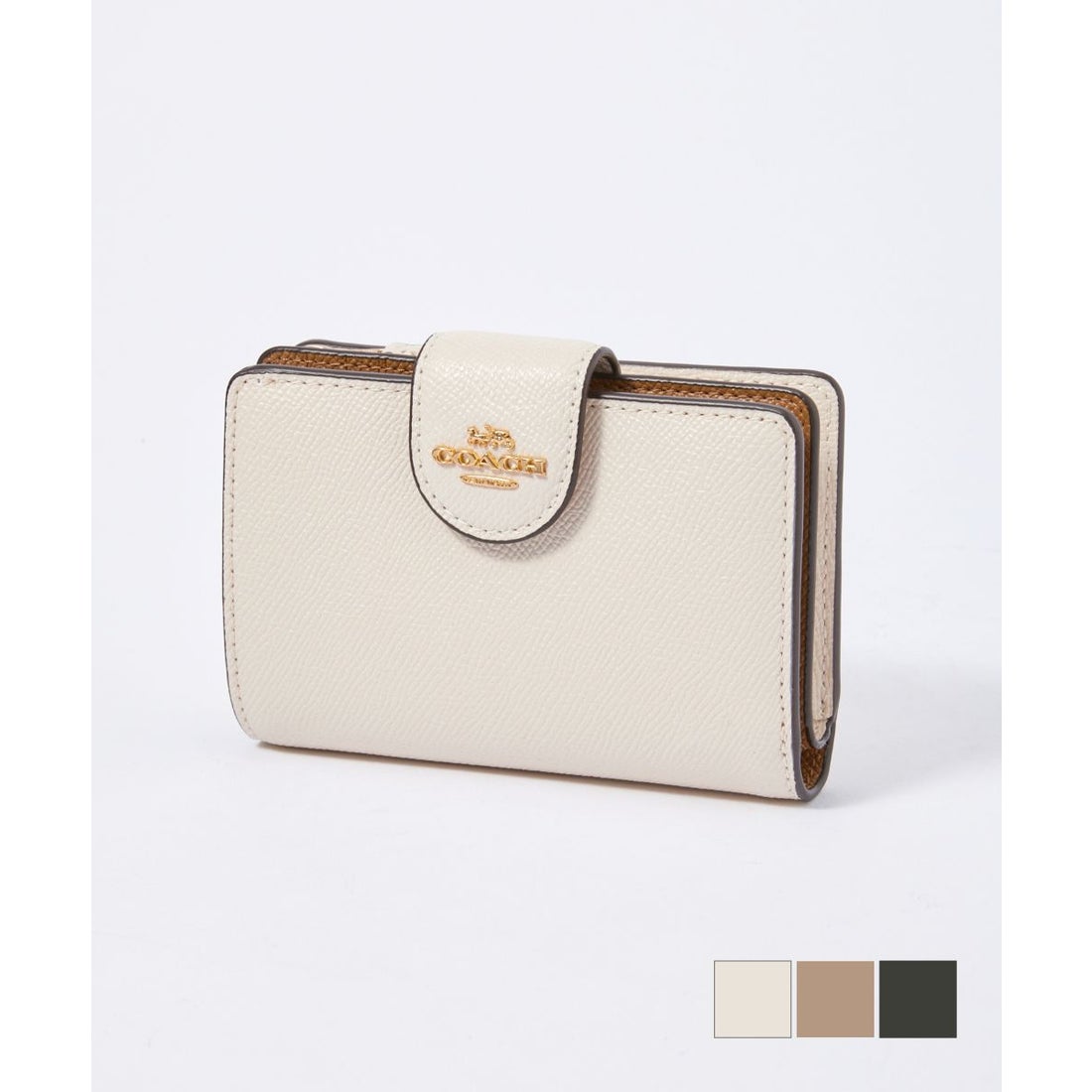 コーチ COACH 二つ折り財布 6390 レディース 財布 本革 ミニ財布 ロゴ