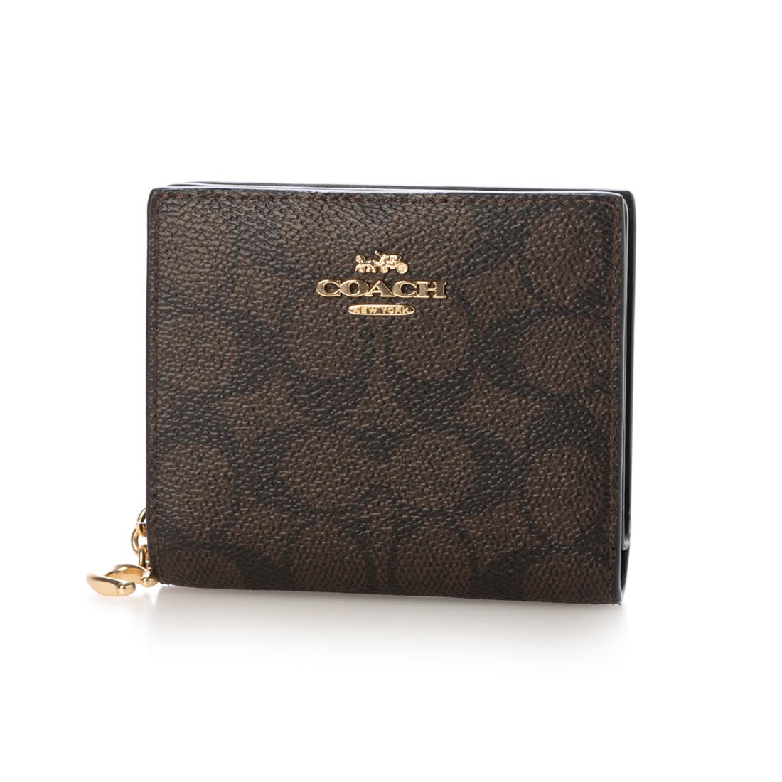 コーチ COACH CW789 二つ折り財布 スナップウォレット シグネチャー