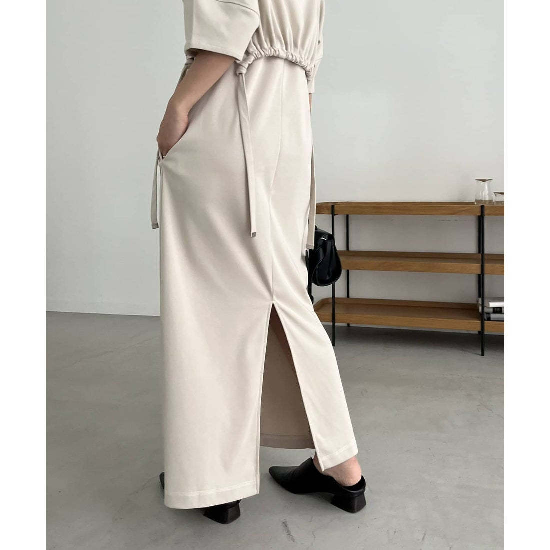 カプリシュレマージュ CAPRICIEUX LE'MAGE 半袖クロップレイヤード